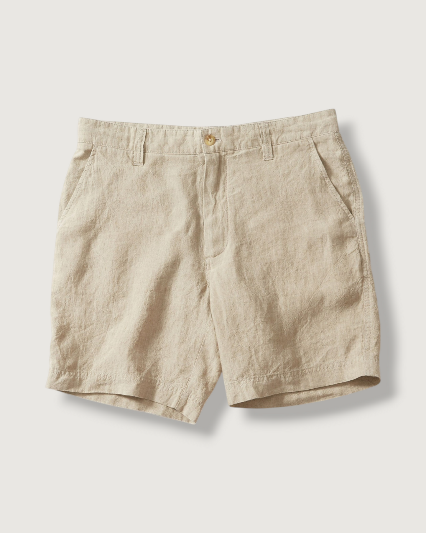 Aventura Washed Linen Shorts  - Safari