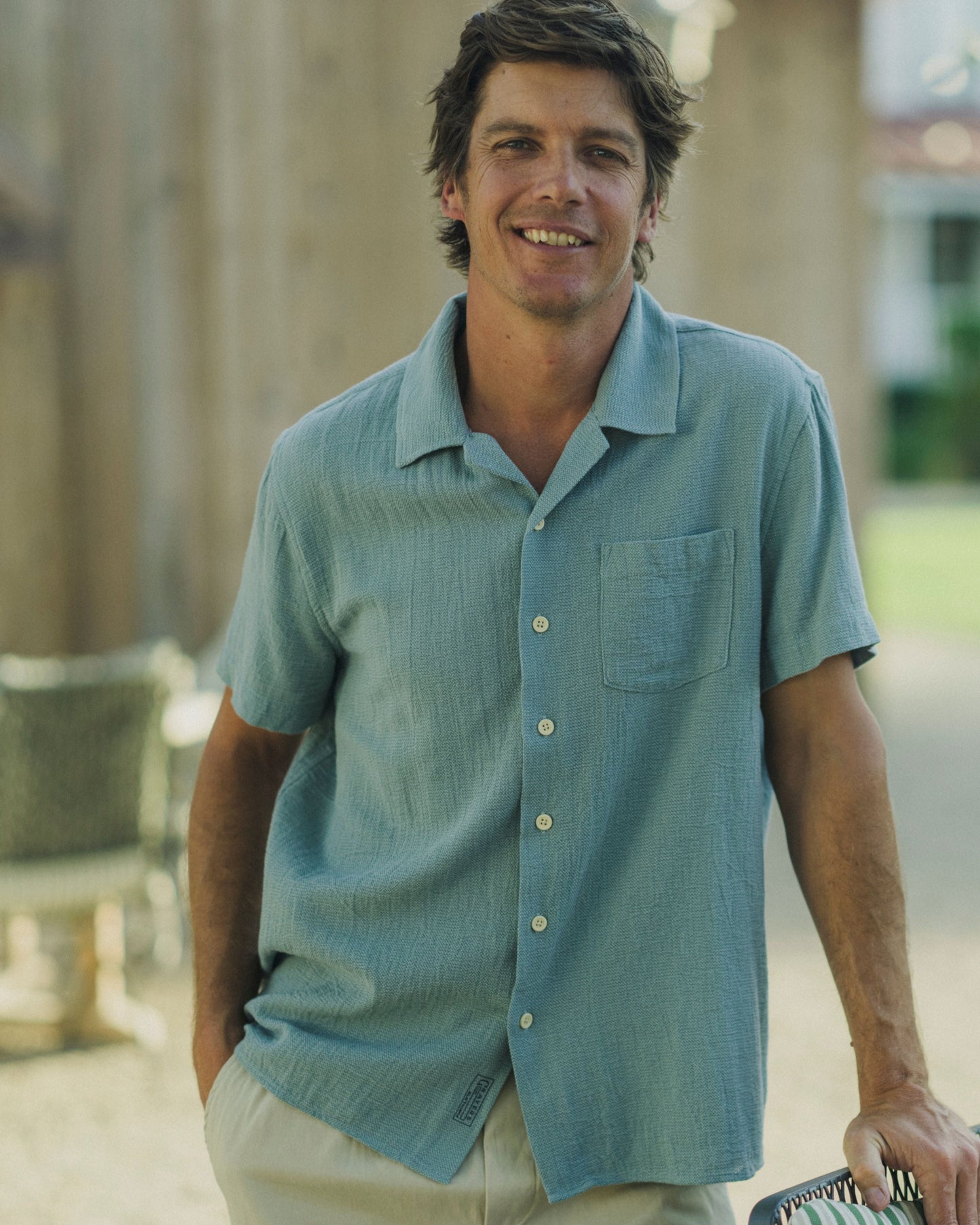 Wiziwigi Cabana Shirt - Blue Surf