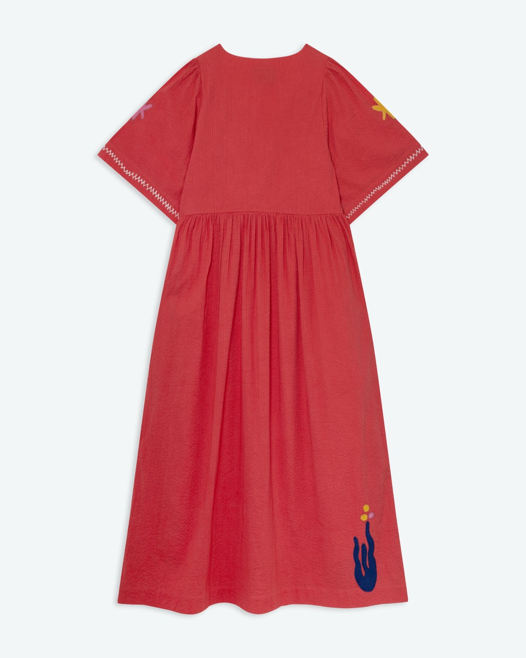 Lowie Red Applique Sea Dress