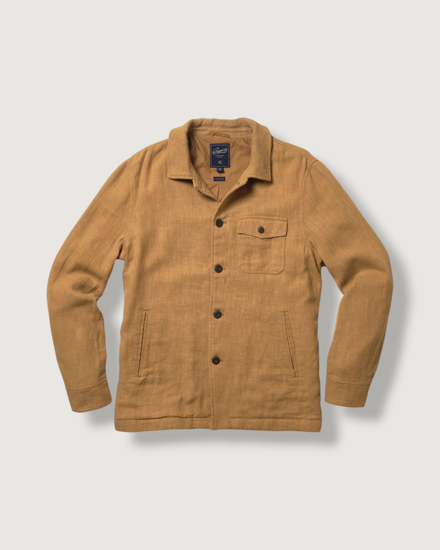 Ramie Chore Jacket - Tobacco
