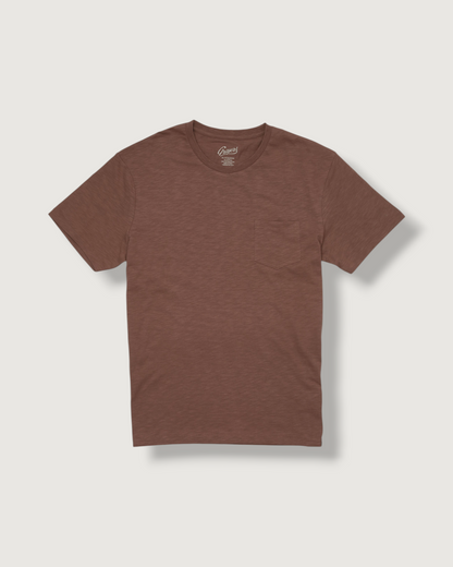 Sunwashed Pocket Tee - Marron
