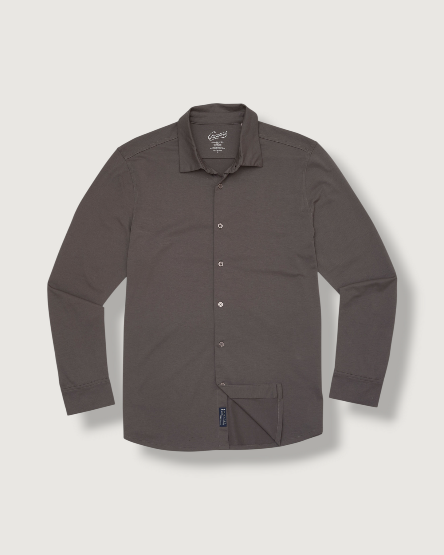 Hackett Cotton Sorona Knit Shirt - Castle Rock