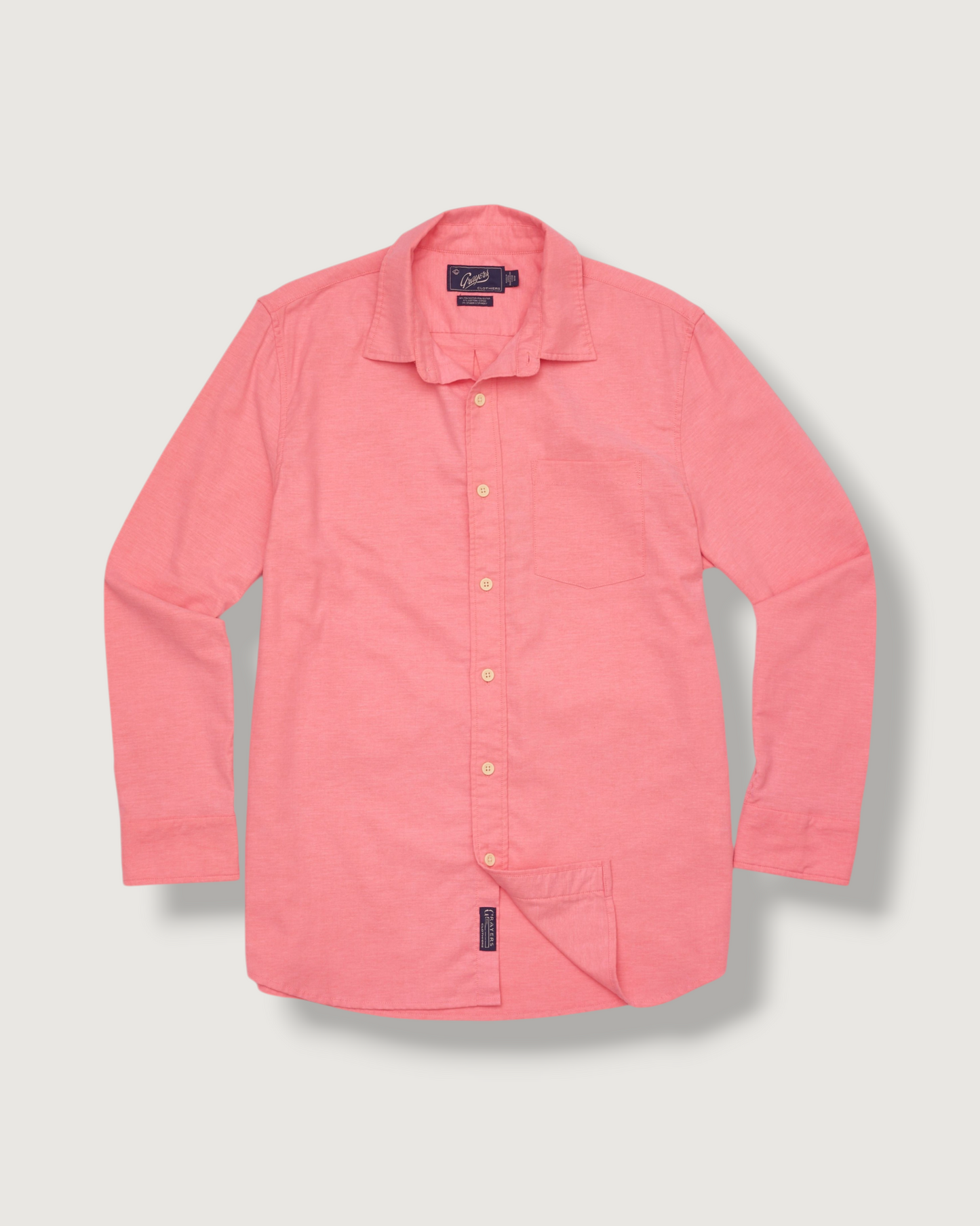 Charles Stretch Oxford Shirt - Red