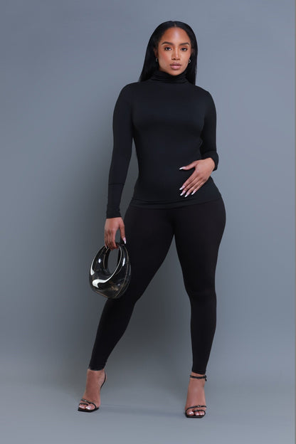 Record Timing Legging Set - Black