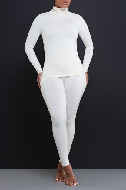 Record Timing Legging Set - Light Mocha