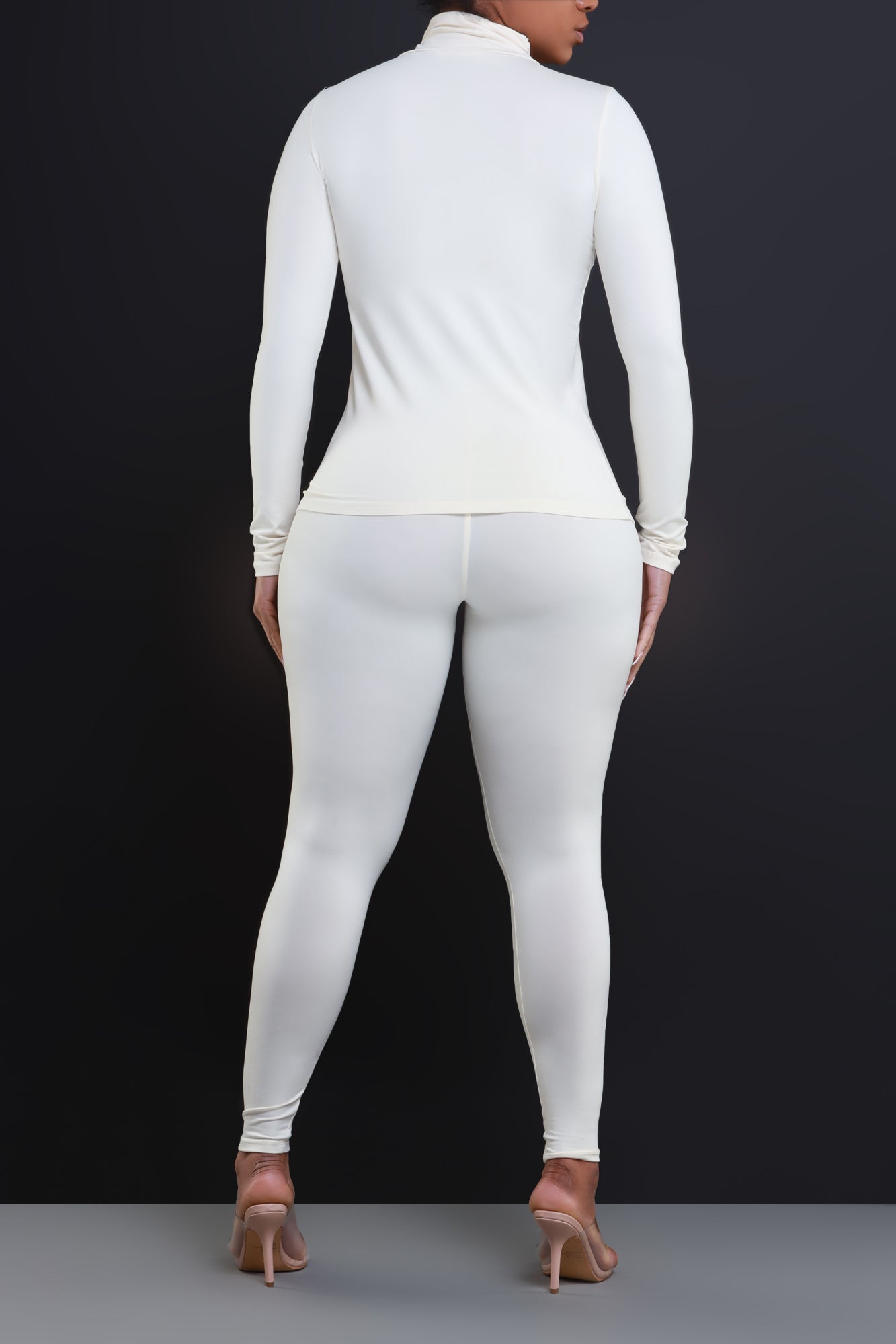 Record Timing Legging Set - Light Mocha