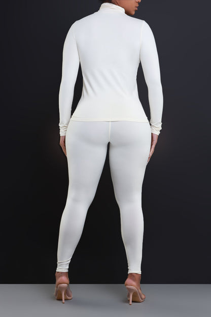 Record Timing Legging Set - Light Mocha