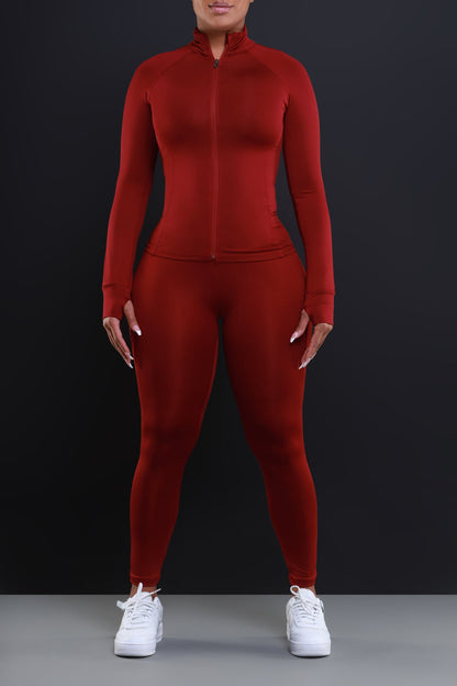 Easy Fit Athletic Set - Burgundy