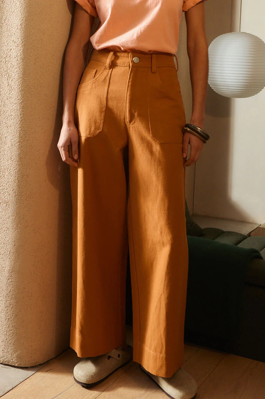 L F Markey Terracotta Carpenter Trousers