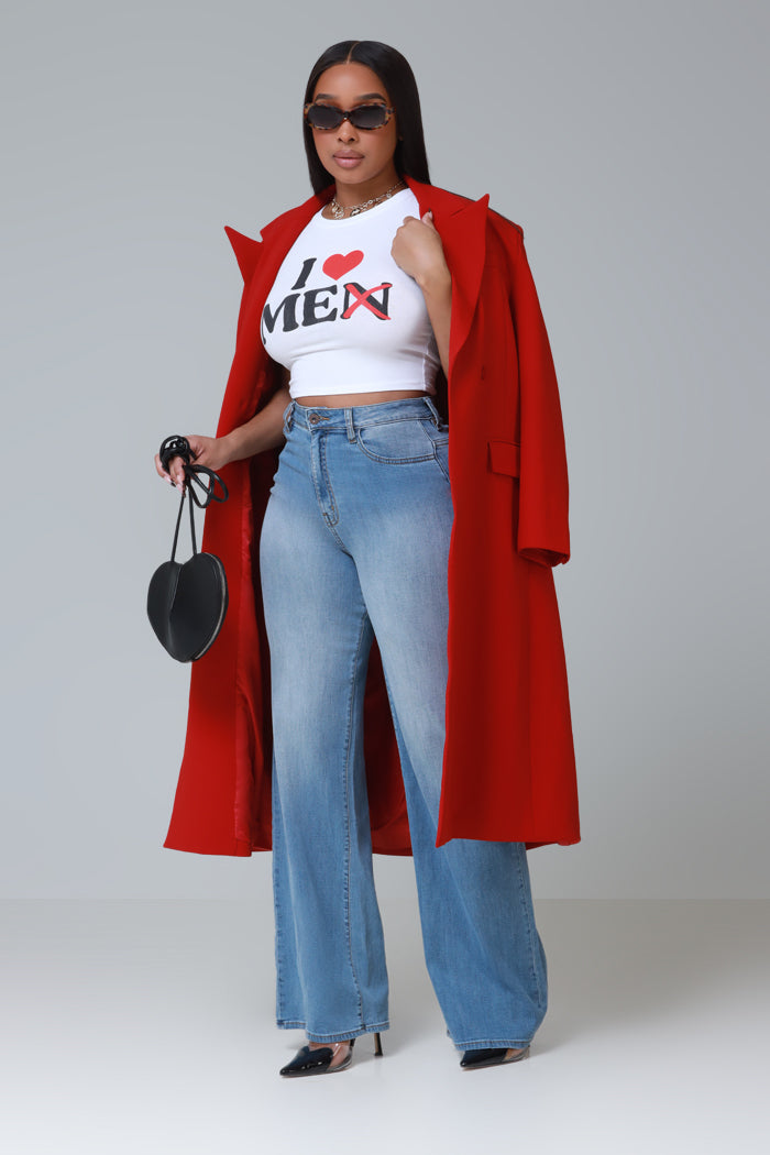Next Move High Rise Wide Flare Jeans - Medium Wash