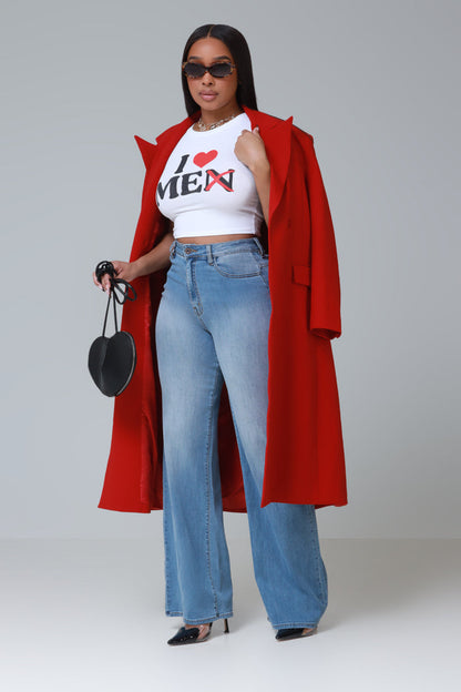 Next Move High Rise Wide Flare Jeans - Medium Wash