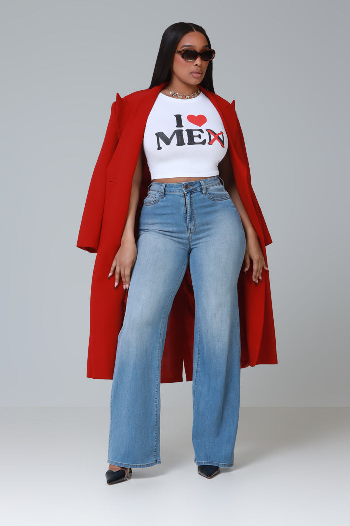 Next Move High Rise Wide Flare Jeans - Medium Wash