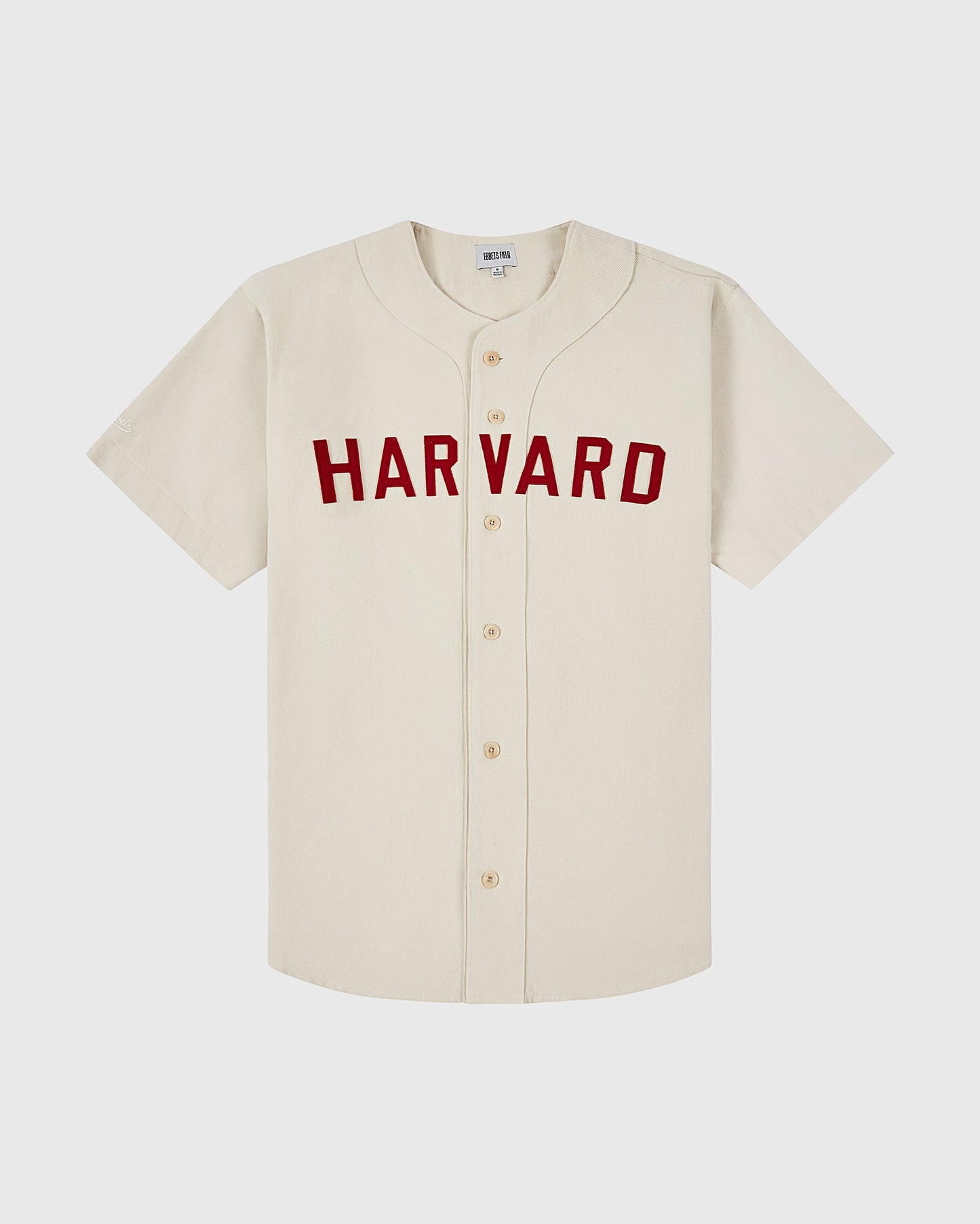 Harvard University Cotton Twill Baseball Jersey