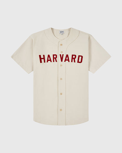 Harvard University Cotton Twill Baseball Jersey
