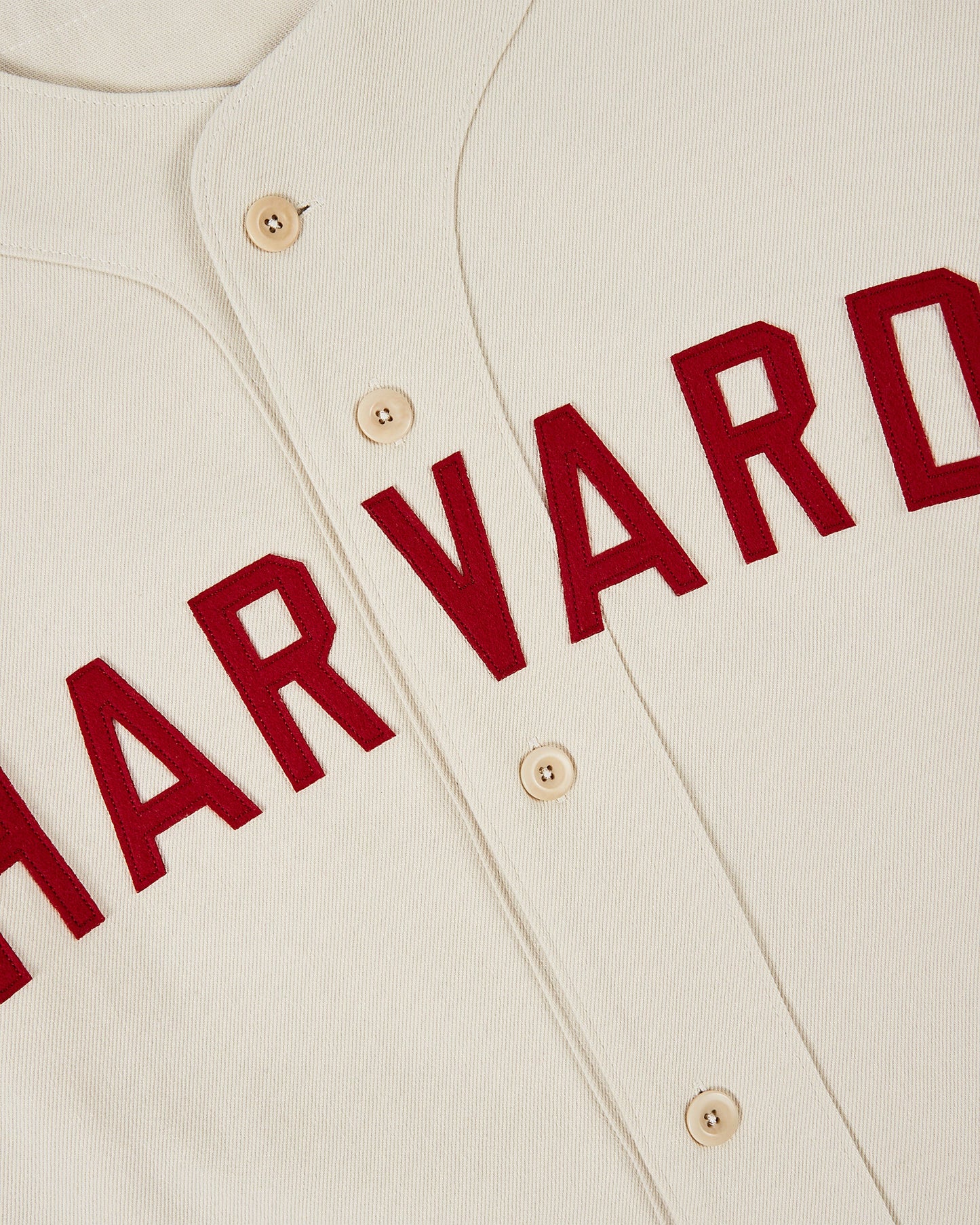Harvard University Cotton Twill Baseball Jersey