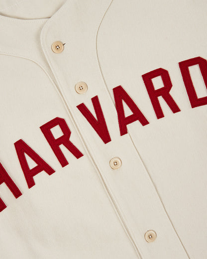 Harvard University Cotton Twill Baseball Jersey