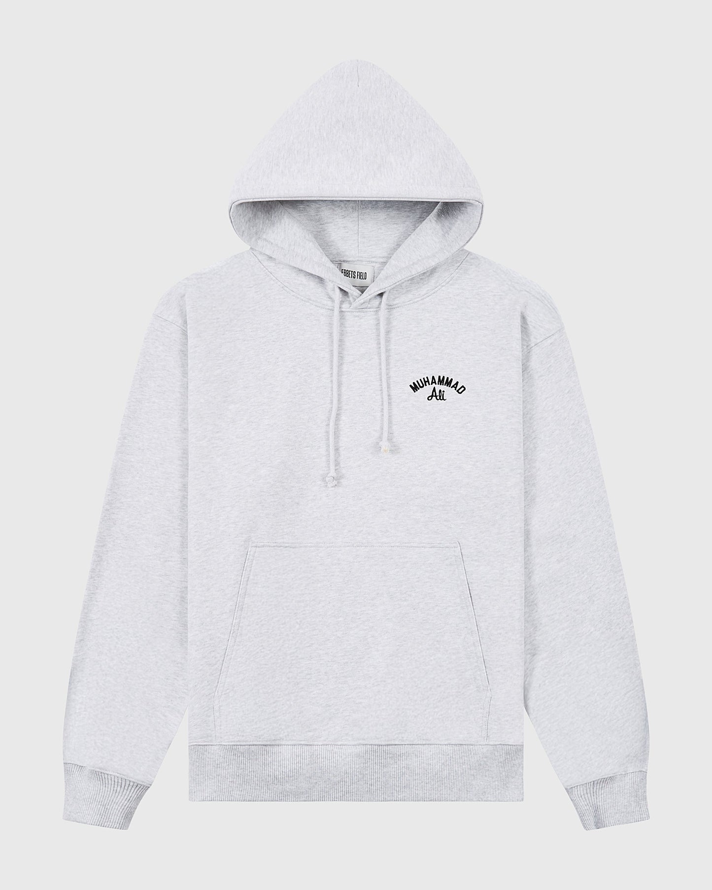 Muhammad Ali Chest Embroidered Heavyweight Cotton Terry Pullover Hoodie