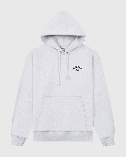 Muhammad Ali Chest Embroidered Heavyweight Cotton Terry Pullover Hoodie