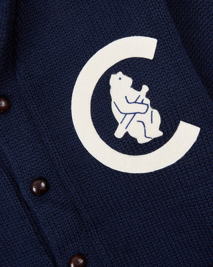 Chicago Cubs 1911 Wool Shawl Collar Sweater