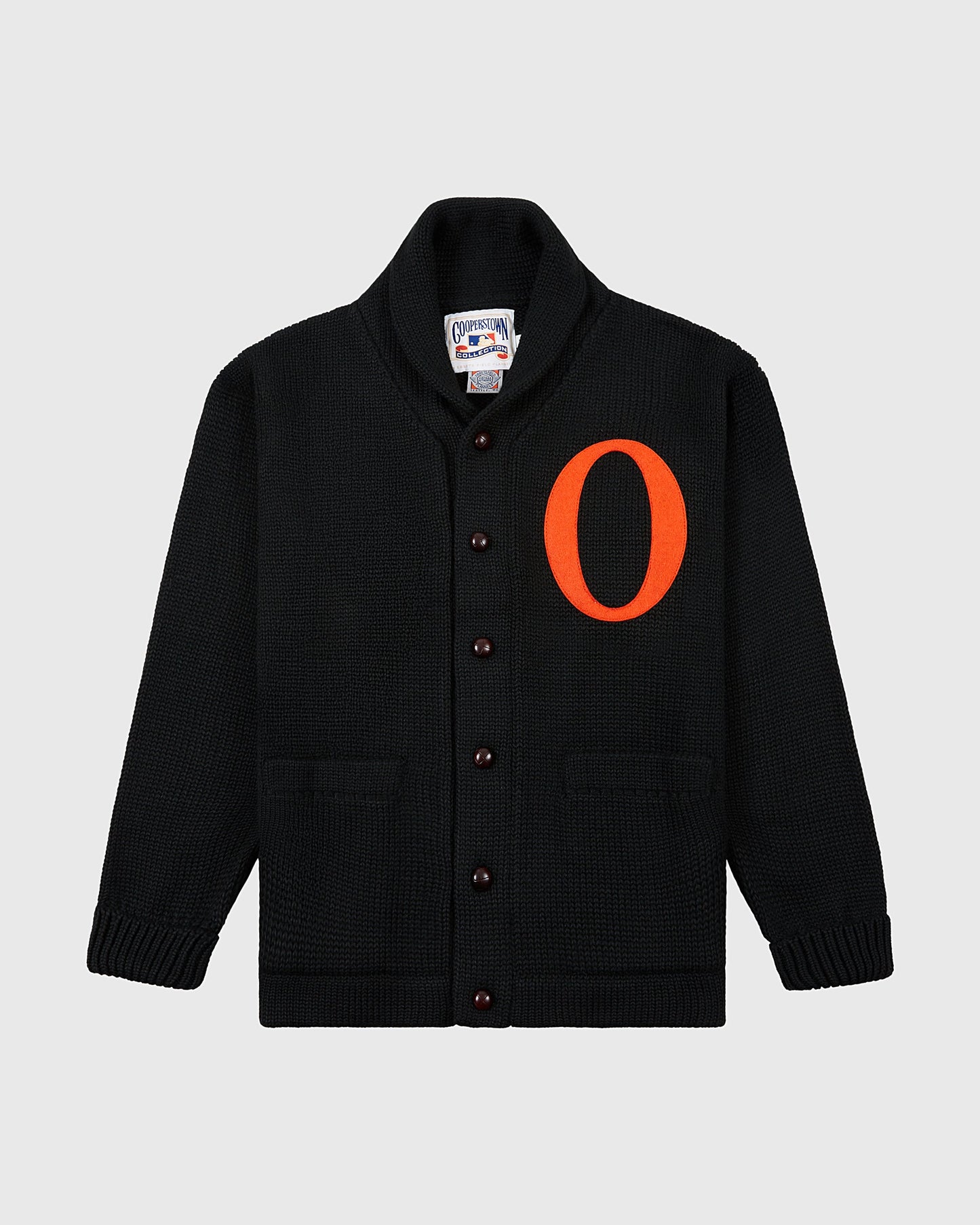 Baltimore Orioles 1901 Wool Shawl Collar Sweater