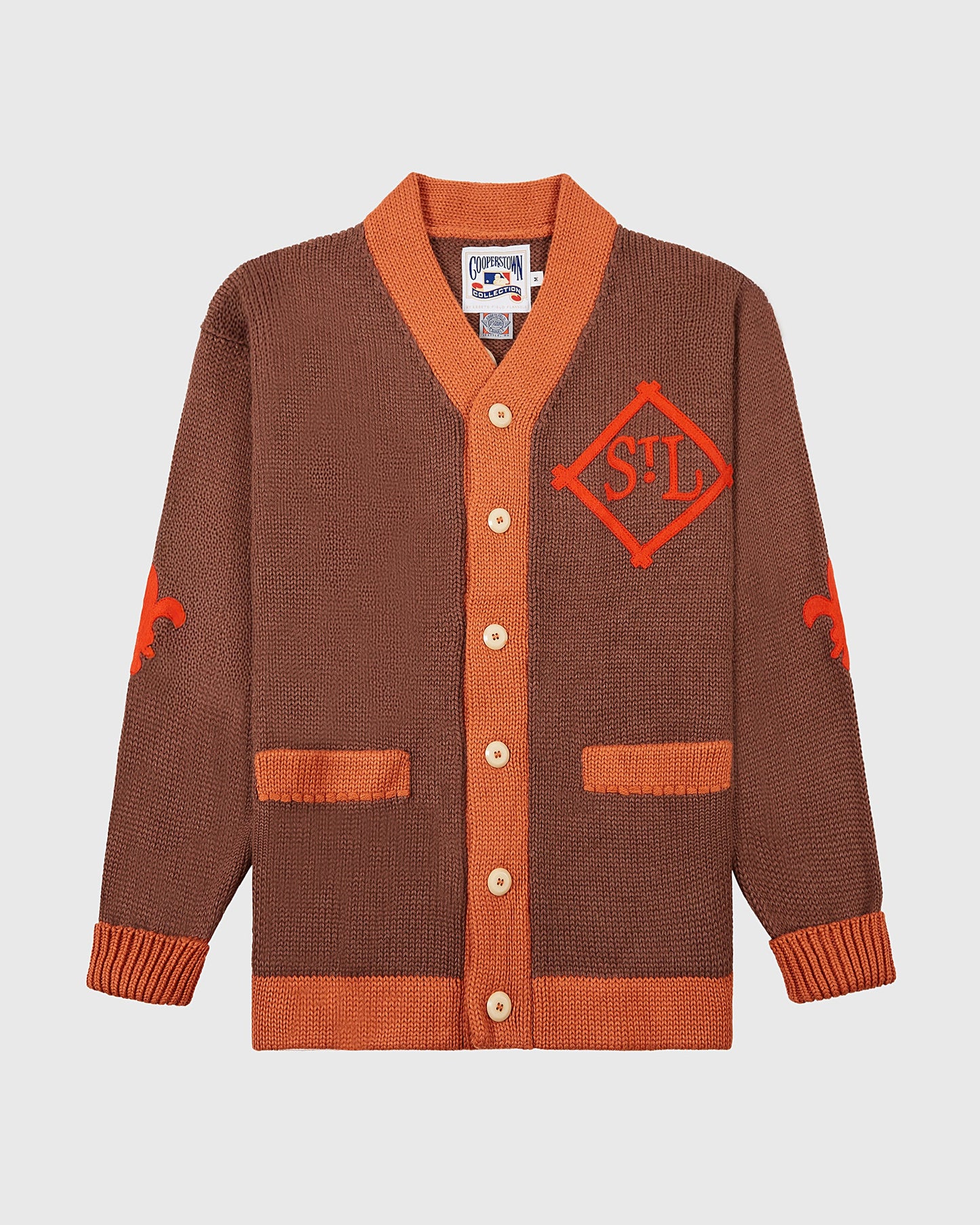 St. Louis Browns 1909 Wool Cardigan Sweater