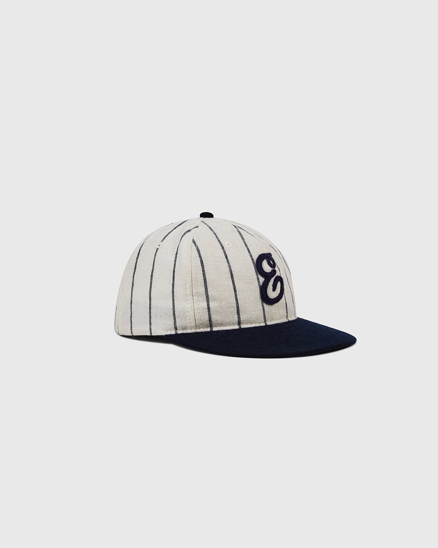 Ebbets Felt 'E' Wool Pinstripe Ballcap