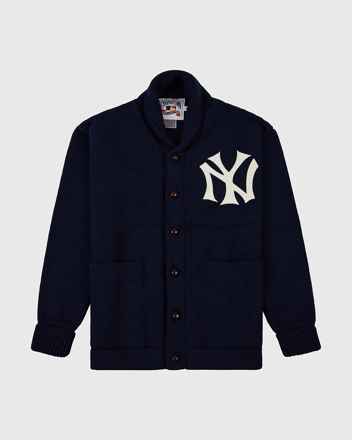 New York Yankees  1922 Wool Shawl Collar Sweater