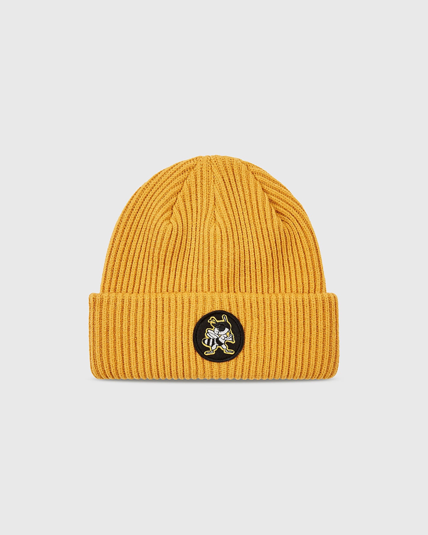 Salt Lake Bees Patch Logo Ribbed Beanie