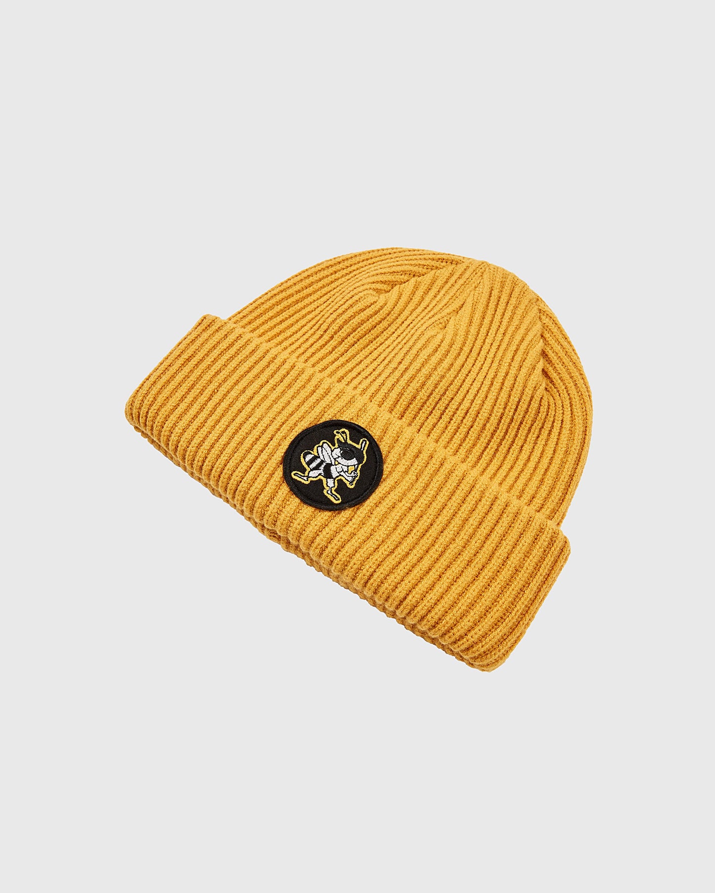 Salt Lake Bees Patch Logo Ribbed Beanie
