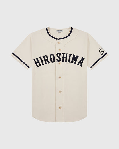 Hiroshima Carp Cotton Twill Baseball Jersey
