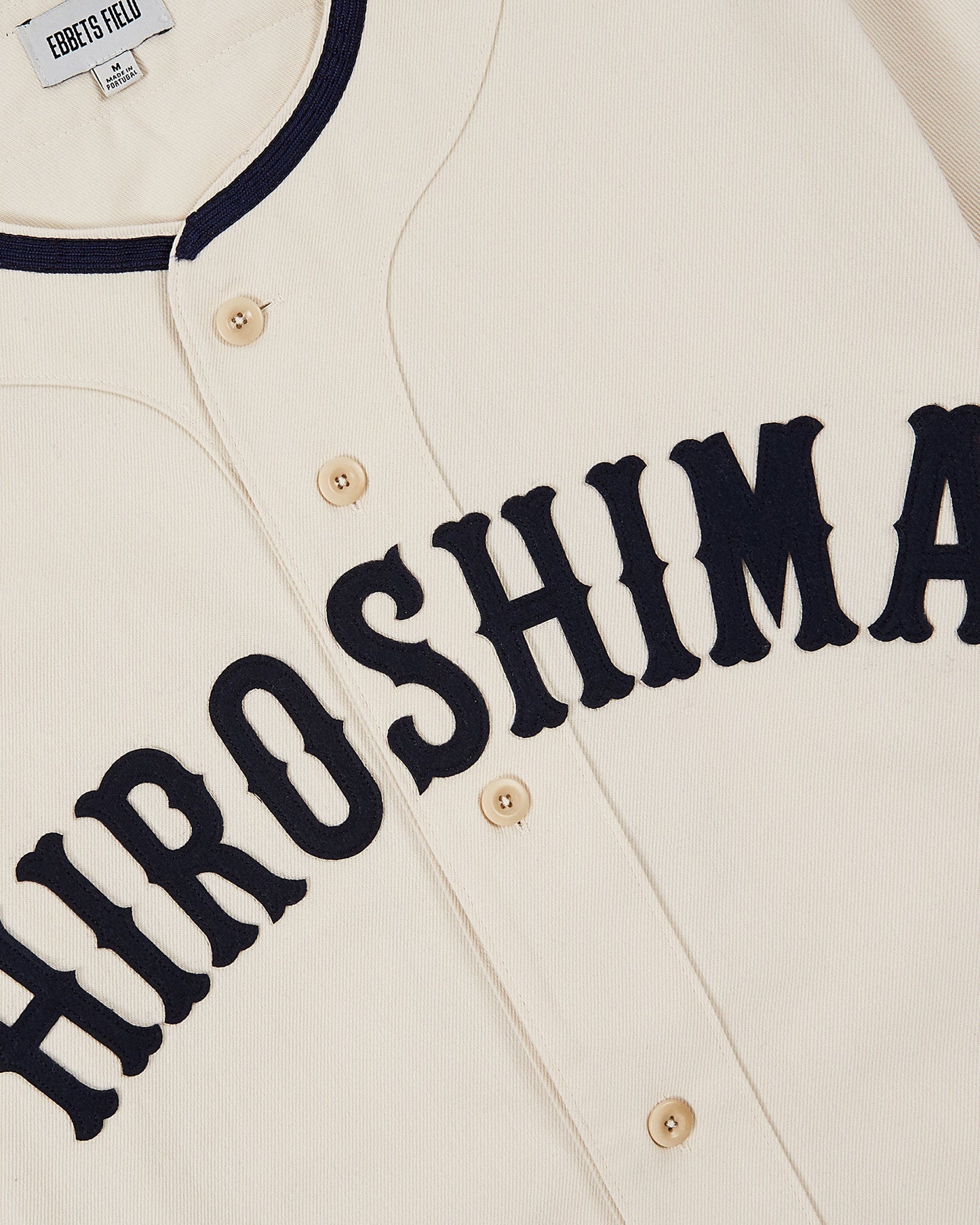 Hiroshima Carp Cotton Twill Baseball Jersey