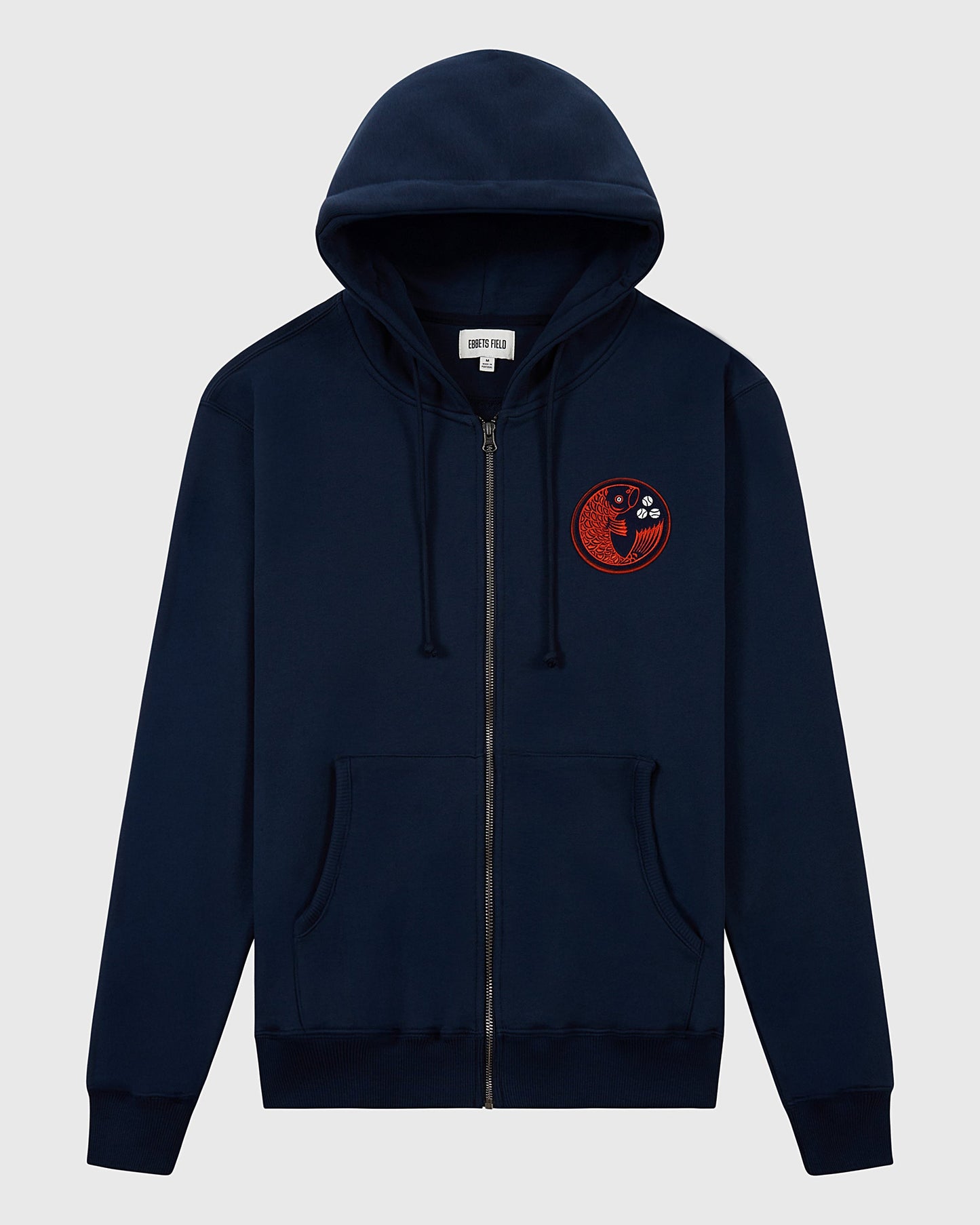 Hiroshima Carp Heavyweight Cotton Terry Full-Zip Hoodie
