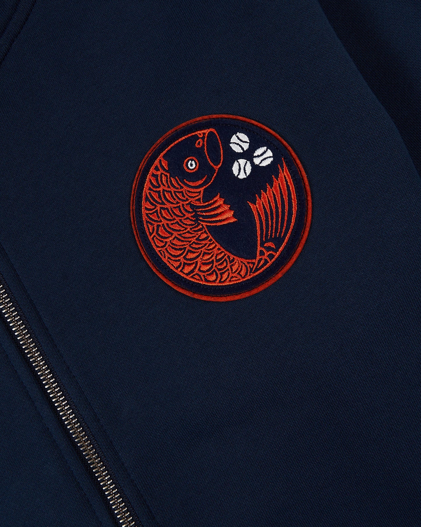 Hiroshima Carp Heavyweight Cotton Terry Full-Zip Hoodie