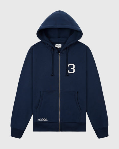Babe Ruth Heavyweight Cotton Terry Full-Zip Hoodie