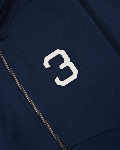 Babe Ruth Heavyweight Cotton Terry Full-Zip Hoodie
