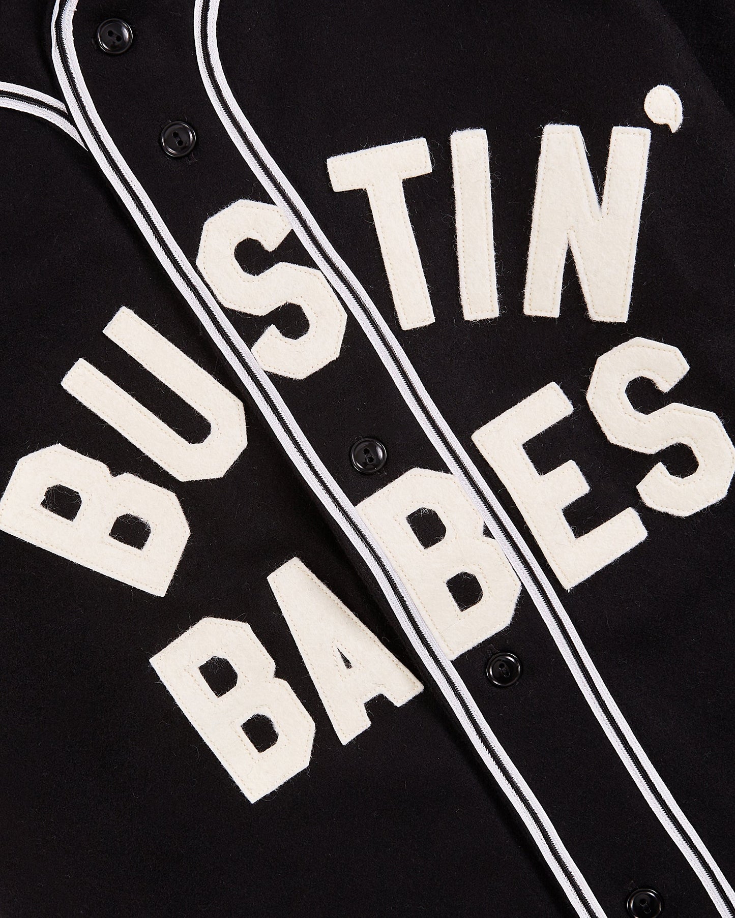 Babe Ruth Bustin' Babes Authentic Wool Baseball Jersey