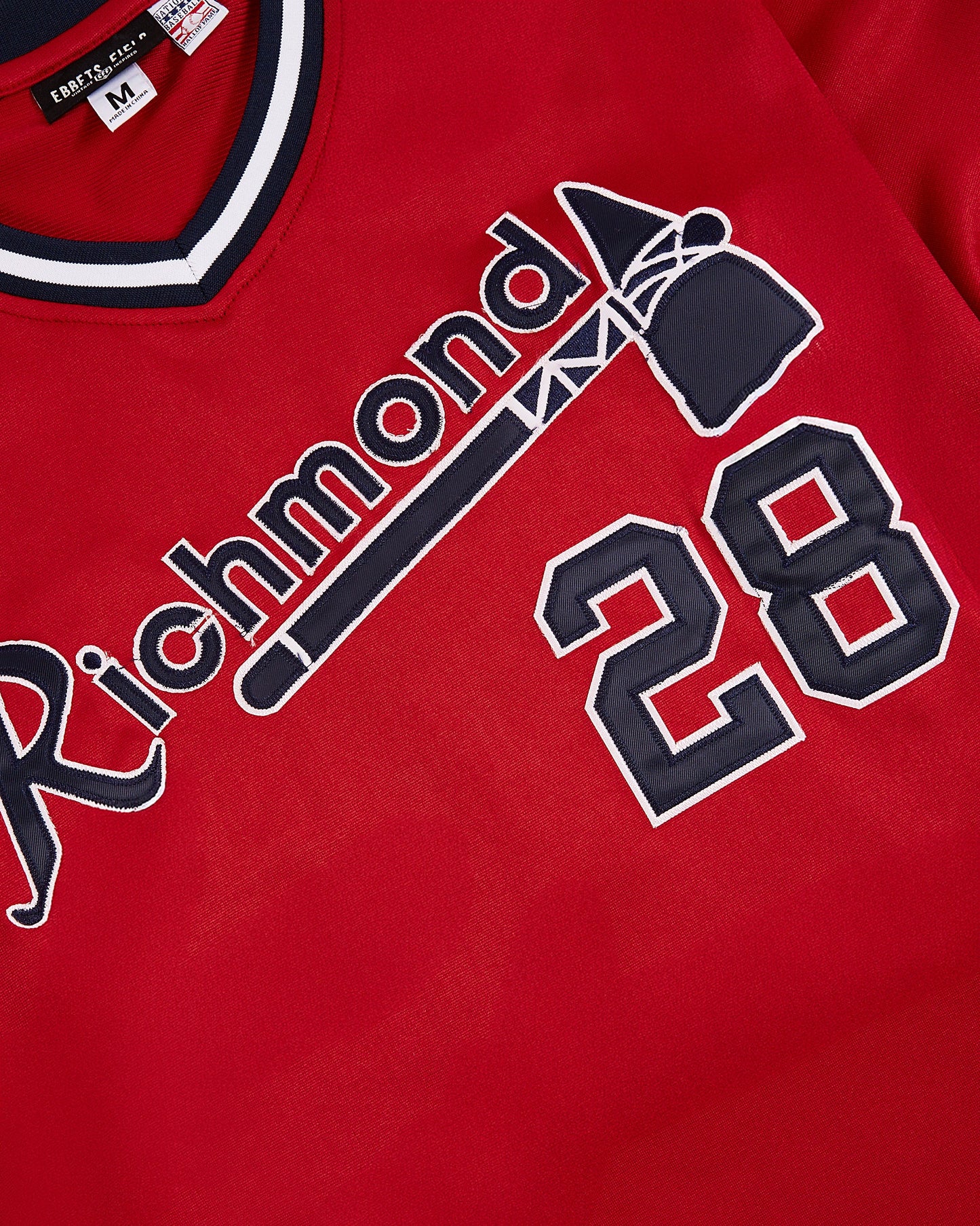 John Smoltz Richmond Braves V-Neck Jersey