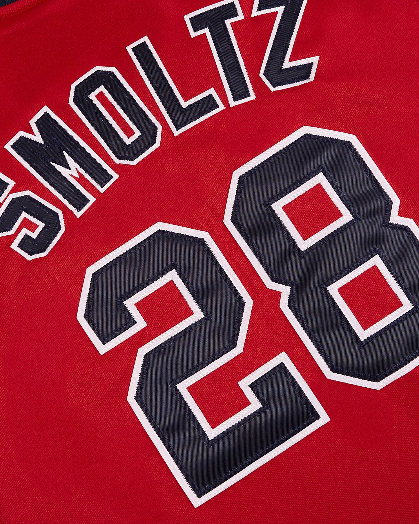 John Smoltz Richmond Braves V-Neck Jersey