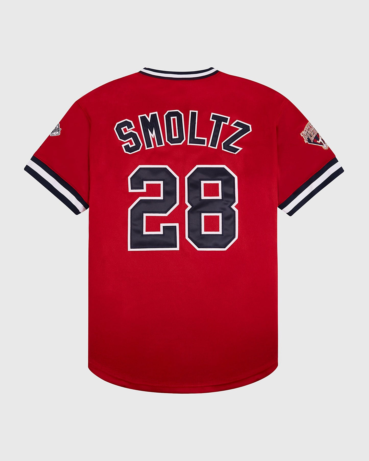 John Smoltz Richmond Braves V-Neck Jersey
