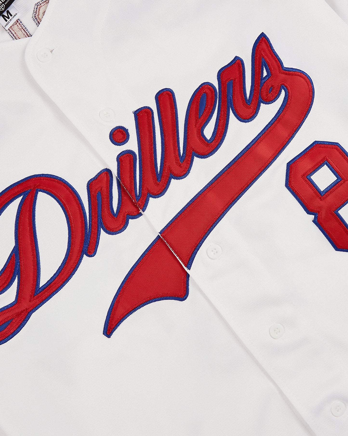 Pudge Rodgriguez Tulsa Drillers Button Up Jersey