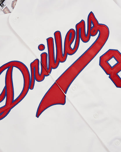 Pudge Rodgriguez Tulsa Drillers Button Up Jersey
