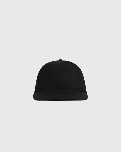 Black Cotton Twill Ballcap