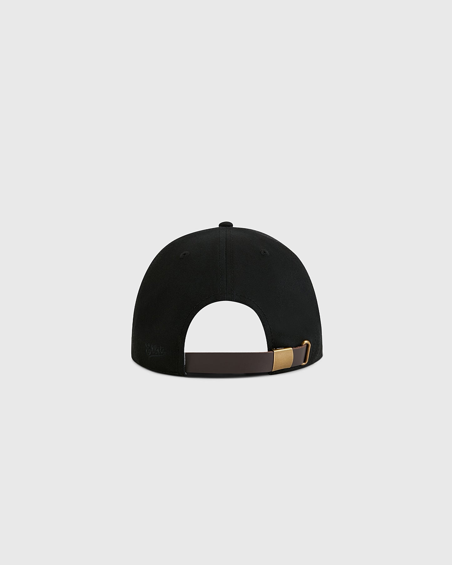 Black Cotton Twill Ballcap