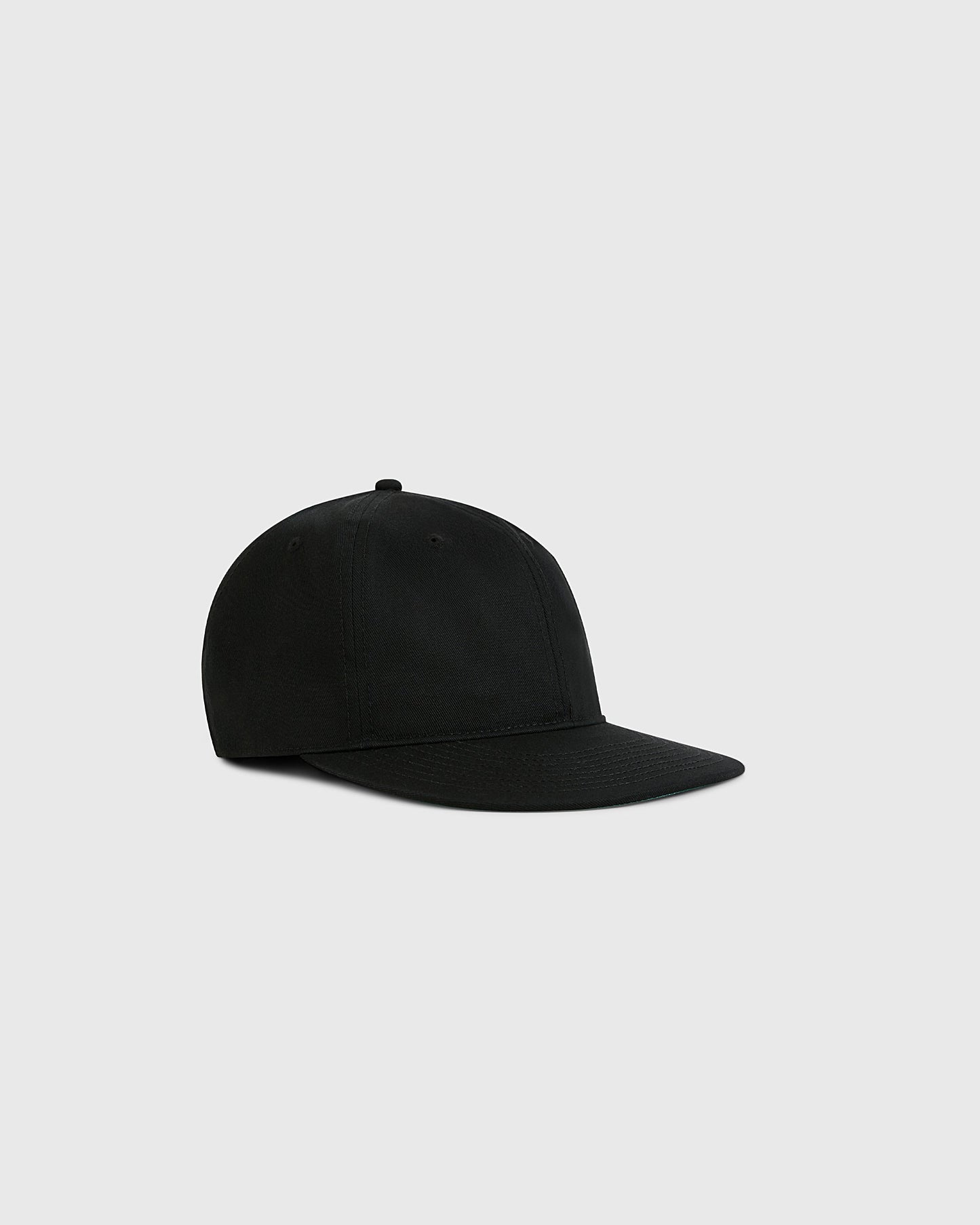 Black Cotton Twill Ballcap