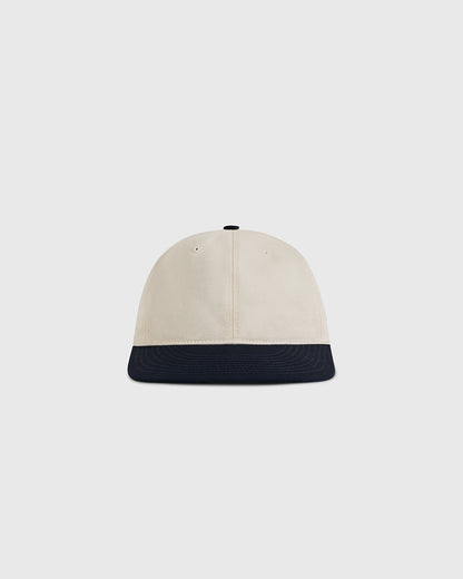 Natural and Navy Cotton Twill Ballcap