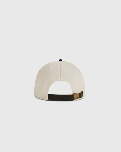 Natural and Navy Cotton Twill Ballcap