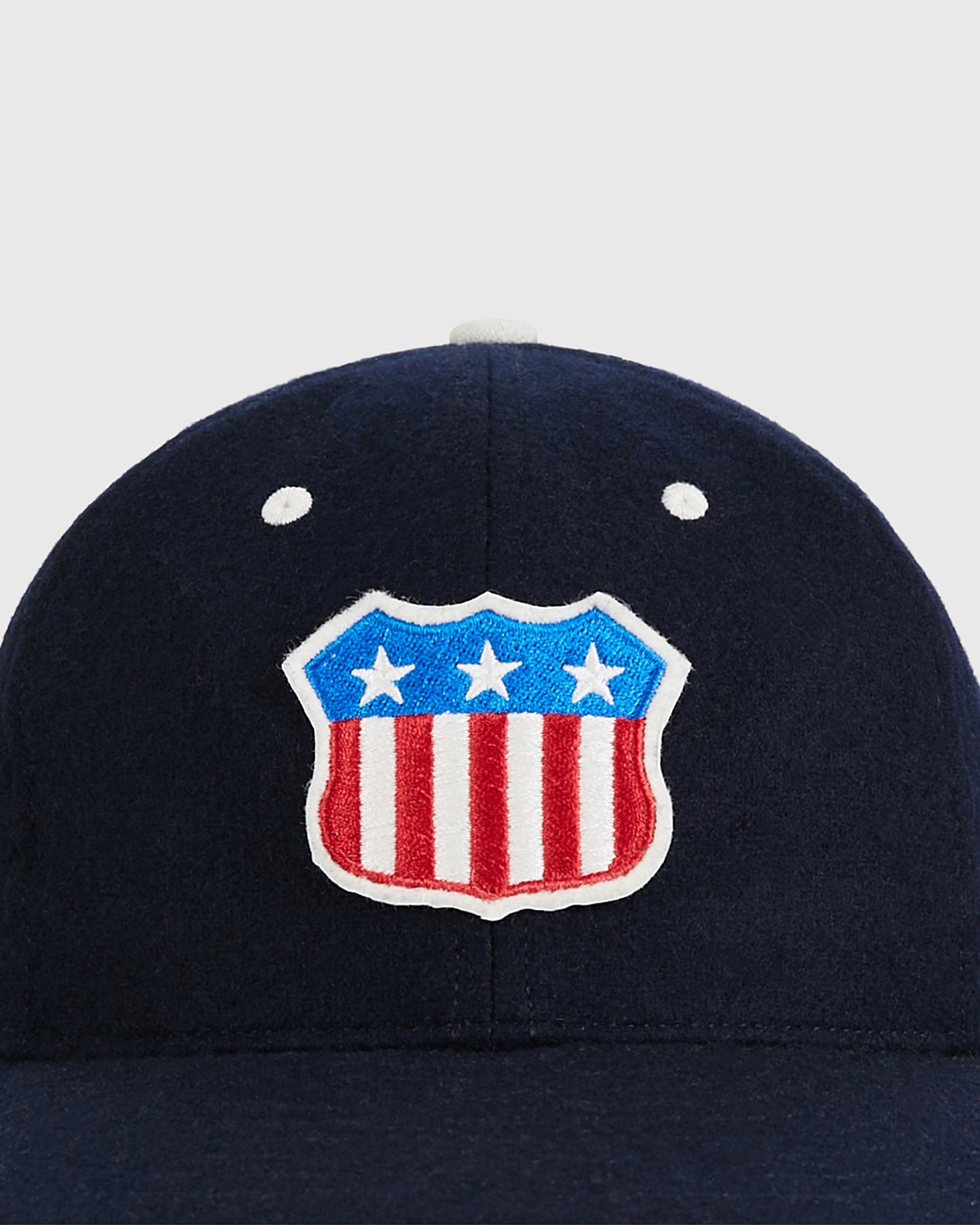 USA Stars and Bars Shield Wool Ballcap