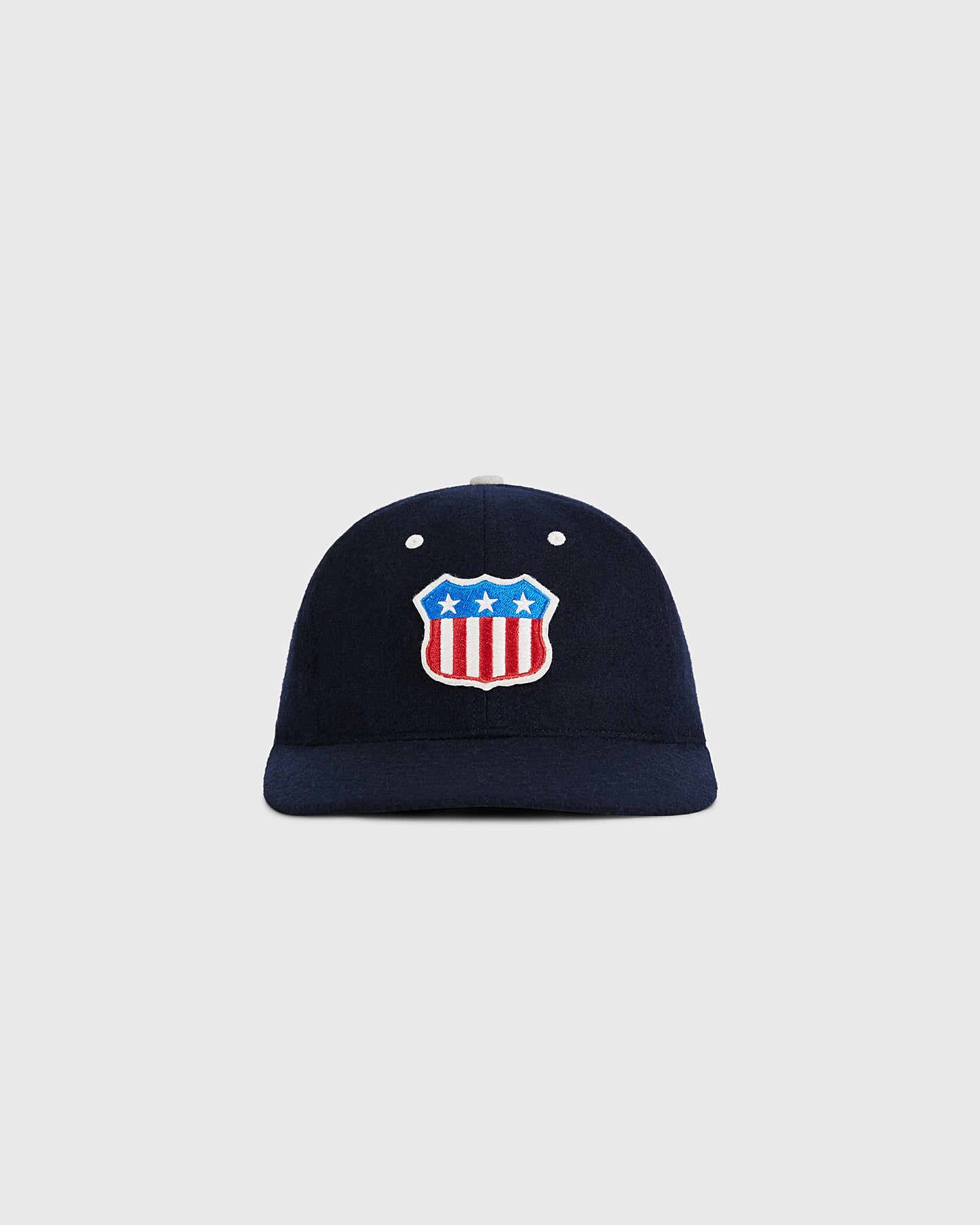 USA Stars and Bars Shield Wool Ballcap