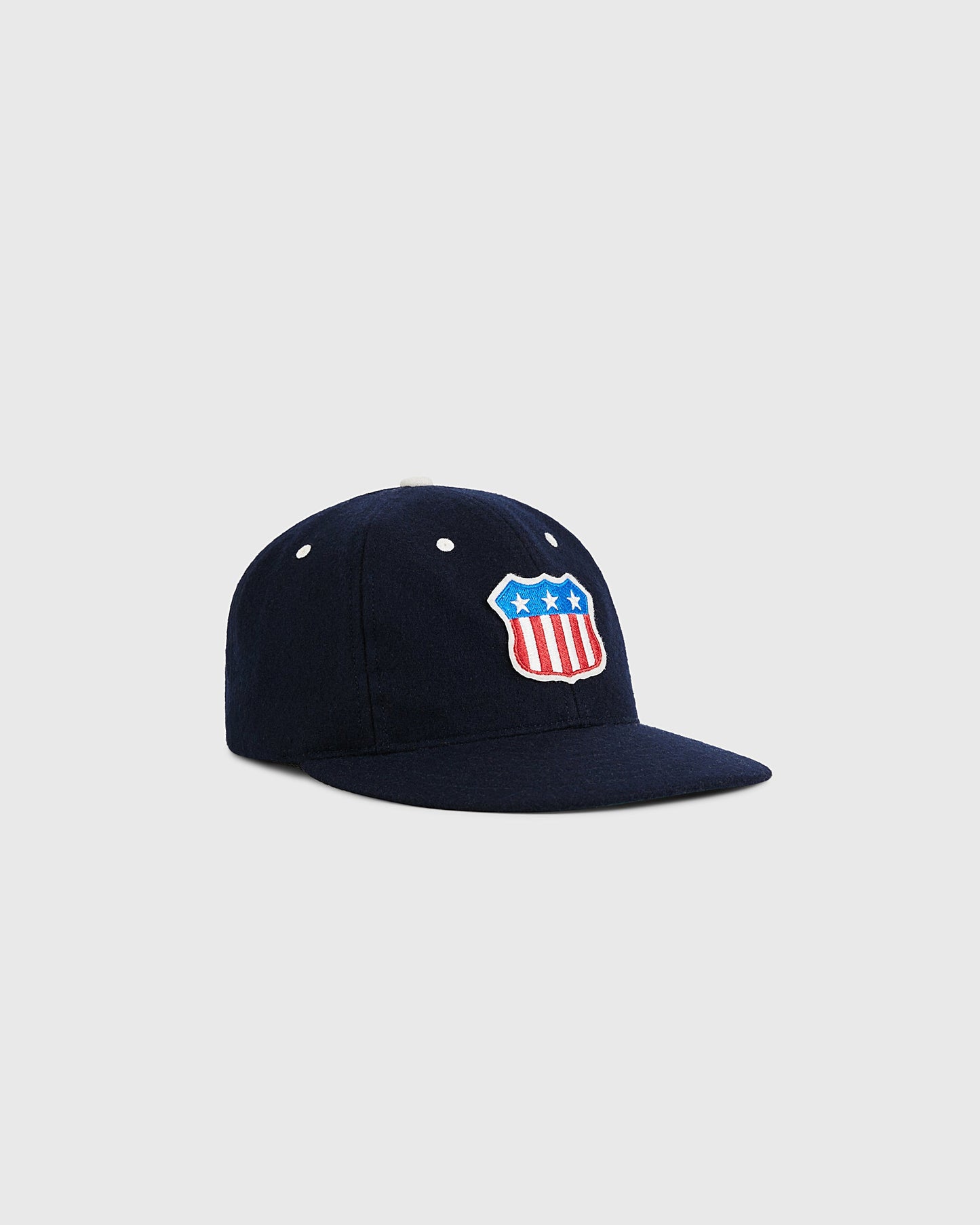 USA Stars and Bars Shield Wool Ballcap
