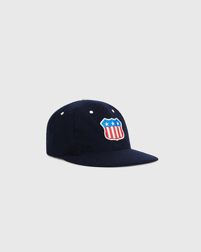 USA Stars and Bars Shield Wool Ballcap